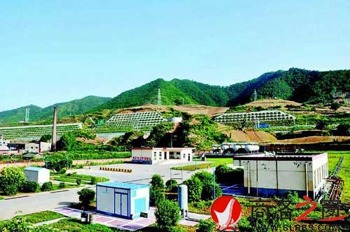 花園式單位——市天然氣公司一角。