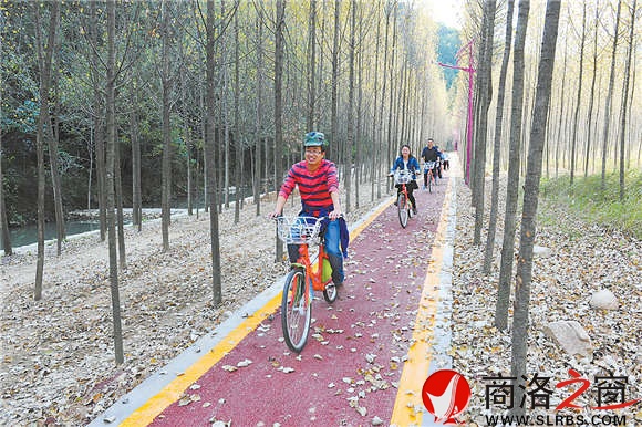 后灣村有專門的公共自行車服務(wù)點(diǎn)，有許多條修建漂亮的自行車道，無論什么季節(jié)騎車暢游在村子中間，都是一種極其愉悅的享受。